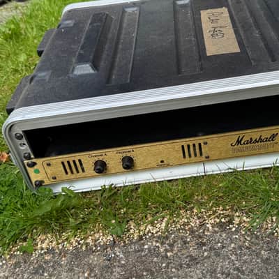Marshall Valvestate Model 8008 80+80-Watt Guitar Power Amplifier 1998 - 2001 - Gold image 5