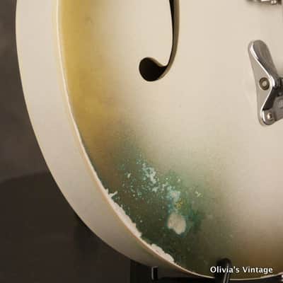 Mosrite GOSPEL GUITAR Hollowbody 1973 Gold-to-White Burst image 10