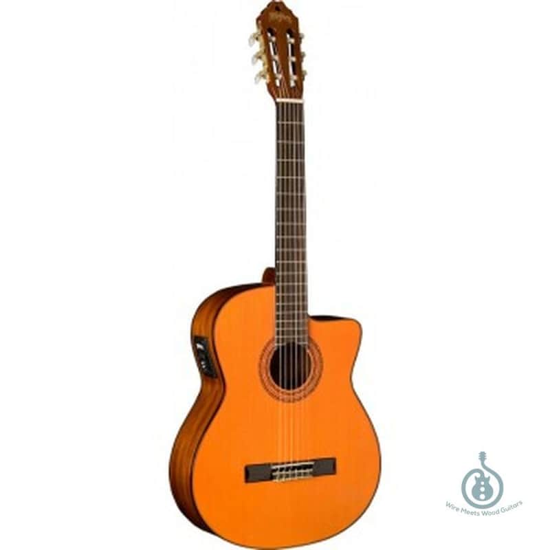 Washburn C5CE Classical Acoustic Electric Guitar Cutaway Nylon String image 1