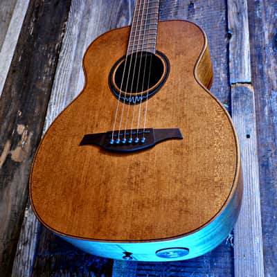 LAG Bluewave TBW1TE-BRW - Travel Guitar - Vintage Brown image 17
