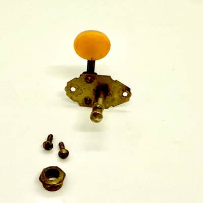 Vintage 1930's Grover Open Back Single Treble Side Guitar Tuning Key-Pre -War-Martin-Gibson image 5