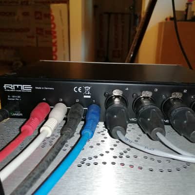 RME QUADMIC II 4-Channel Microphone Preamp 2010s - Blue image 8