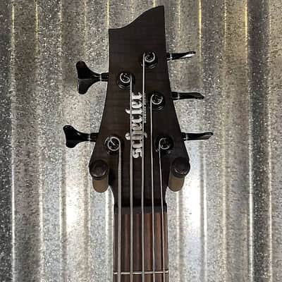 Schecter Charles Berthoud CB-5 See Through Black Satin EMG 5 String Bass #2510 image 3