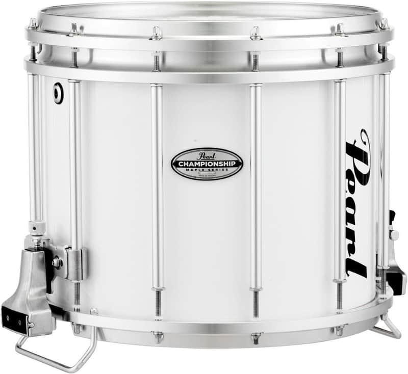 Pearl Championship Maple FFX Marching Snare Drum 14 x 12 in. Pure White (FFXM1412/A33) image 1