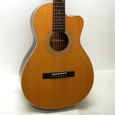 Recording King RP1-16C Solid Adirondack Spruce Top 0-Body Parlor