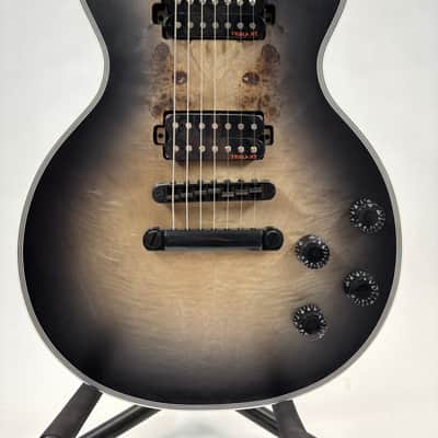 10S GF Modern 7 String Quilted Maple Single Cut Electric Guitar - Black Burst image 2