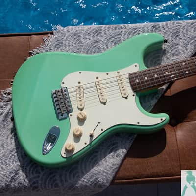 2010 Fender ST-62 '62 Stratocaster Reissue - 6.9 lbs!! - Limited Surf Green Finish - Made In Japan MIJ - Pro Set Up! w Perfect Frets/Action/Intonation - Demo Video image 13