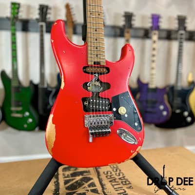 EVH Frankenstein Relic Series Electric Guitar w/ Bag - Red image 3