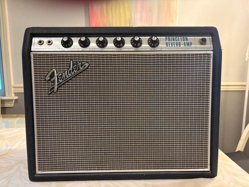 Fender Princeton Reverb - Dripedge 1968 - Black image 1