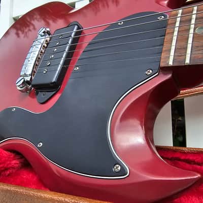Vintage 1962 Gibson Les Paul (SG) Junior Player Oxblood Red P90 2.4KG Feather Light image 3