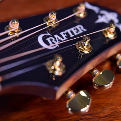 Crafter Godinus STG G-20ce GA Grand Auditorium Acoustic Guitar Top Solid Dual Source Pickup image 6