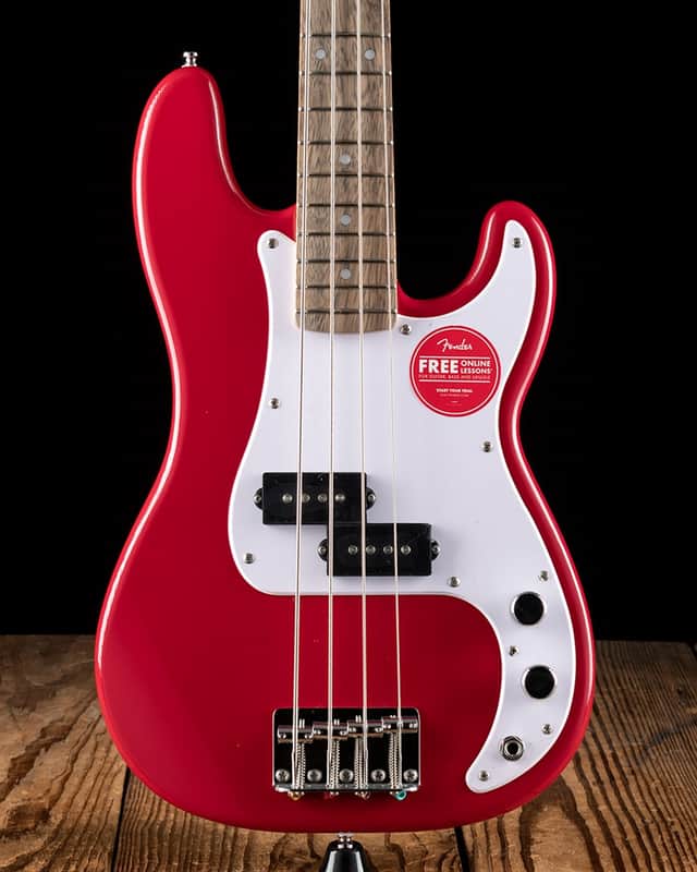 Squier Mini Precision Bass - Dakota Red - Free Shipping image 1