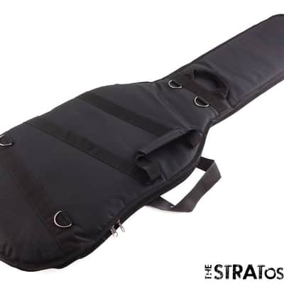 Fender Deluxe Padded P J Bass Padded GIG BAG Parts Black ROUND BOTTOM image 2