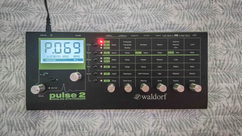 Waldorf Pulse 2 Analog Synthesizer Module 2013 - Present - Black image 1