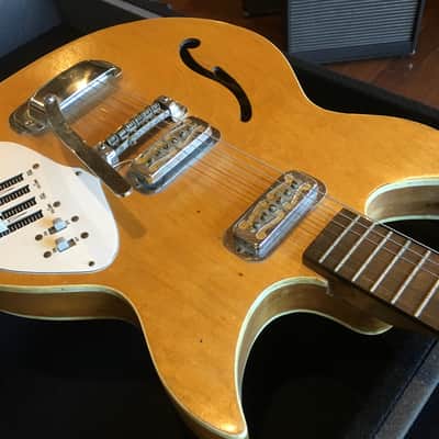 Harmony Rebel w/ Mustache Gold Foil Pickups image 3