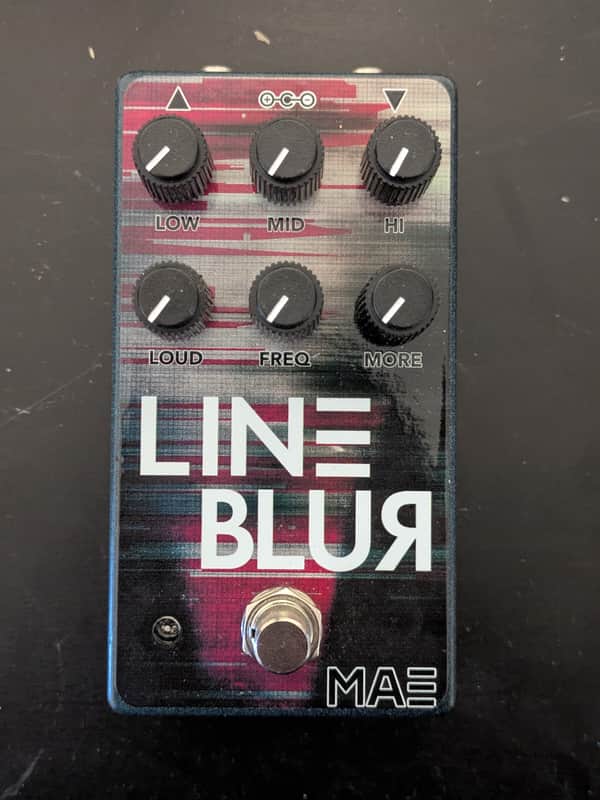 Mask Audio Electronics Line Blur 2022 - Present - Blue image 1