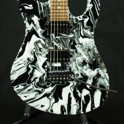 2014 Suhr Modern HH Black/White Drip image 1