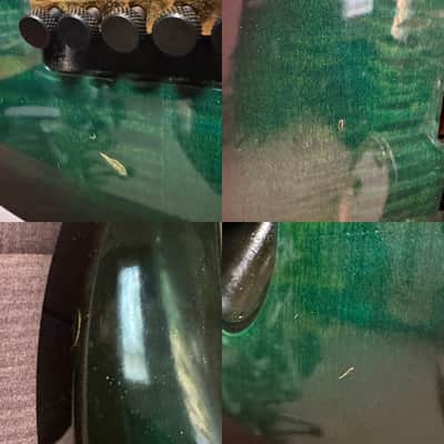 1993 Vintage Ibanez S540FM Royal Green Sunburst MIJ image 22