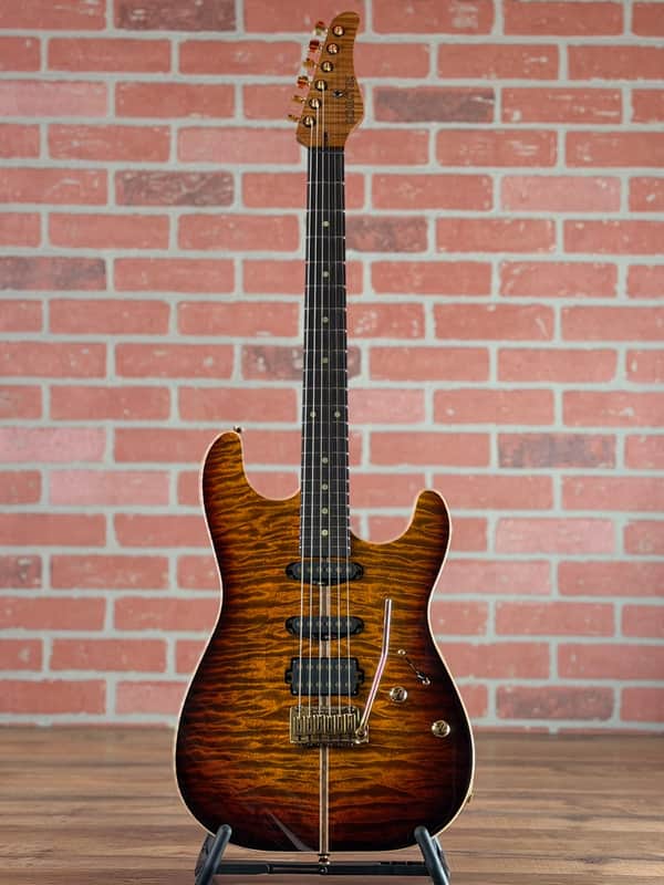 Schecter USA Custom Shop CET 50th Anniversary Electric Guitar - Golden Anniversary  (14 out of 50) image 1
