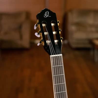 Ortega RCE145BK Family Series Pro Solid Spruce Top Mahogany Neck Cutaway Nylon 6-String Classical Acoustic-Electric Guitar w/Gig Bag image 17