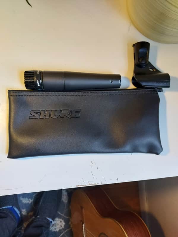 Shure SM57 Cardioid Dynamic Microphone 1984 - Present - Black image 1