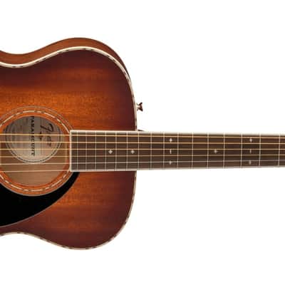 Fender Paramount PO-220E Orchestra, All Mahogany, Ovangkol Fingerboard, Aged Cognac Burst image 7