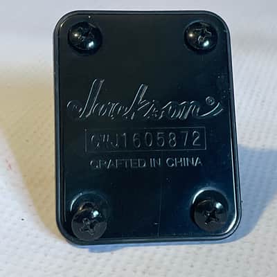 2016 Jackson JS32RM JS Series Guitar Black Neckplate Neck Plate w/ Screws