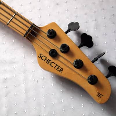 Schecter Jazz Bass TEXAS American Series 2002 Tobacco Sunburst image 6
