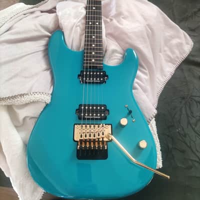 Charvel Pro mod san dimas 1 HH Floyd Rose Seymour Duncan Miami blu image 2