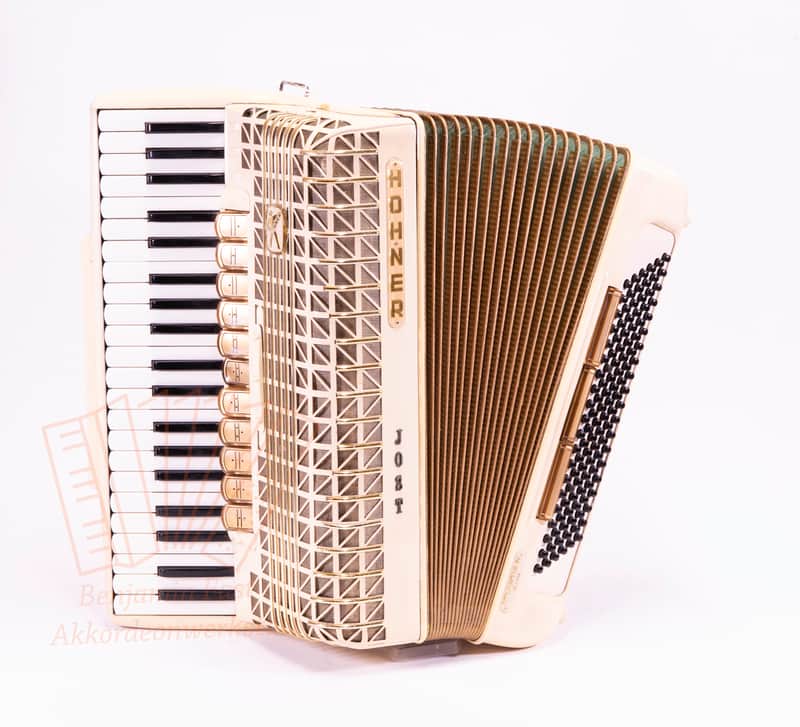 Akkordeon Hohner Atlantic IV de luxe weiß - gebraucht image 1