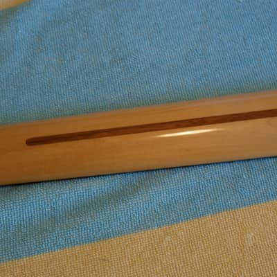 FENDER MIJ FENDER SYSTEM 3 NECK WITH LOCKING LEVER NUT LATER 1980'S MAPLE/ROSE NECK CHROME LEVER NUT image 10