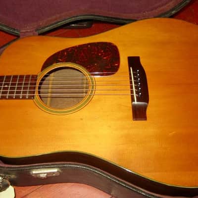 1958 Martin D-21 Natural w/ Original Hardshell Case image 9