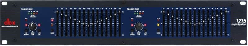 dbx 1215 Dual 15-band Graphic Equalizer (1215d2) image 1
