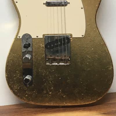 LEFTY Custom Heavy Relic TL59 Gold Metallic Vintage Guitar Aged Tele 6 Lb HSC image 2