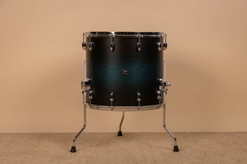 Gretsch Renown 16x18 Satin Antique Blue Burst Floor Tom image 1