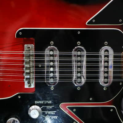 LaBoz 1960's Japanese 12-String Burns Copy w/ Hardshell Case image 10