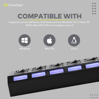 Knox Gear Universal 7-Port 2.0 USB Hub image 4