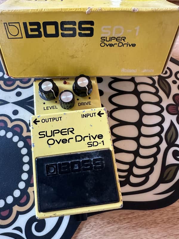 Boss SD-1 Super Overdrive 1981 - 1988 Made In Japan | Reverb France