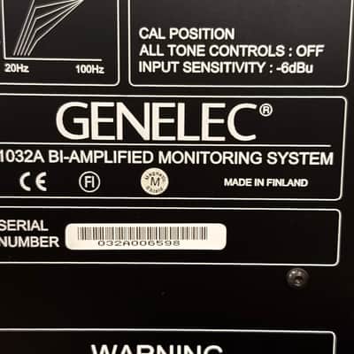 Genelec 1032A 10" Powered Nearfield Studio Monitor (Set of 3-LCR) image 5