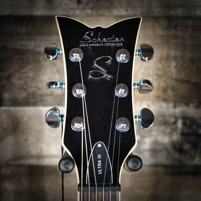 Schecter Ultra III Electric Guitar - Vintage Blue (3155) image 6