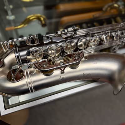Cannonball Hotspur T5 Silver Black Big Bell Stone Series Tenor Saxophone image 13