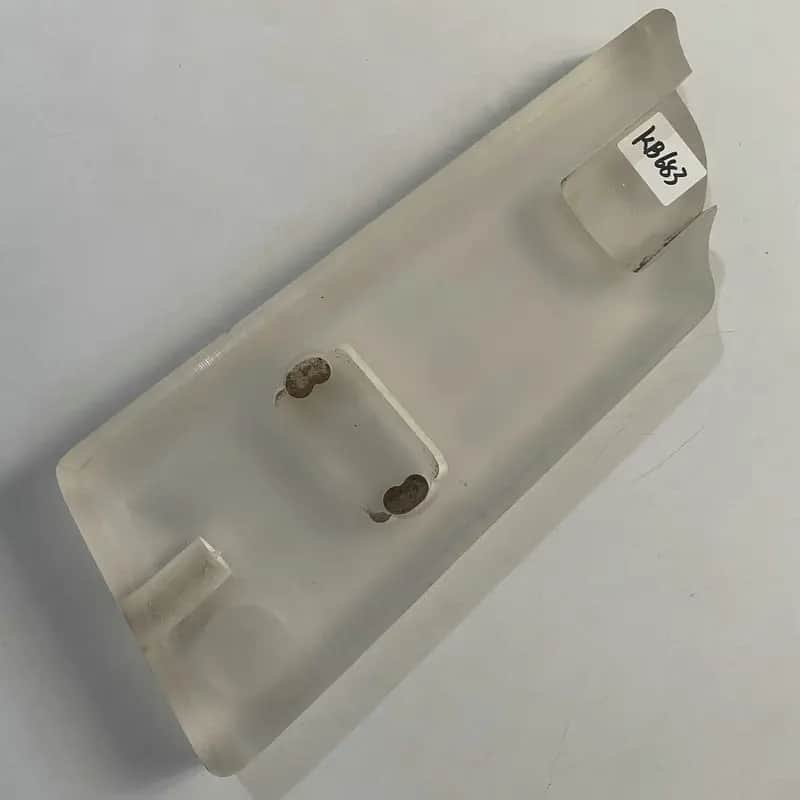 Solid Transparent Acrylic Travel Electric Guitar Body DIY Project image 1