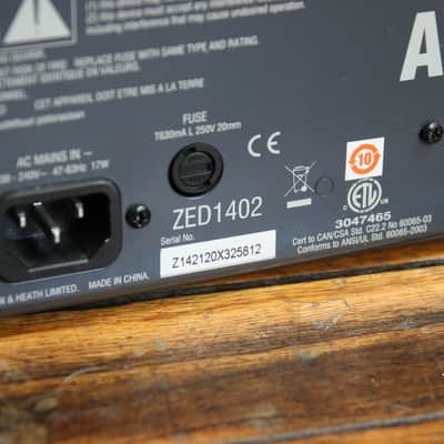 Allen & Heath ZED-14 14-Channel Mixer 2007 - Present - Black/Red image 2