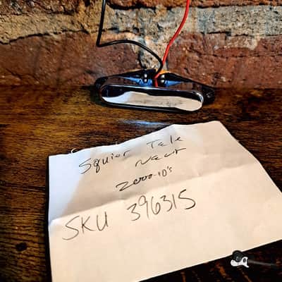 Squier Single Coil Tele Neck Pickup (2000-10s - Chrome) image 7