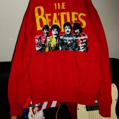 beatles sgt pepper lp cover new woman s hoodie - john paul george ringo lovely sitar trippy image 1