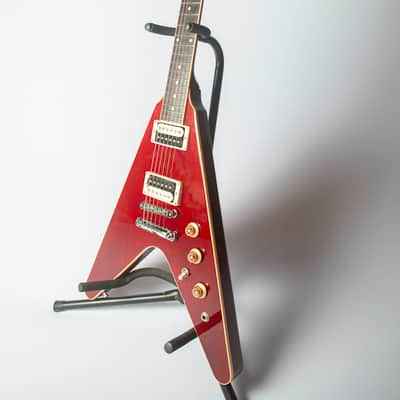 Gibson Flying V Trad Pro 2011 - Trans Cherry Apex Predator image 4
