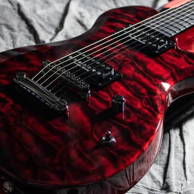 ESP E-DR-II-7st (DIR EN GREY Die Signature MODEL) - See Thru Dark Red image 12