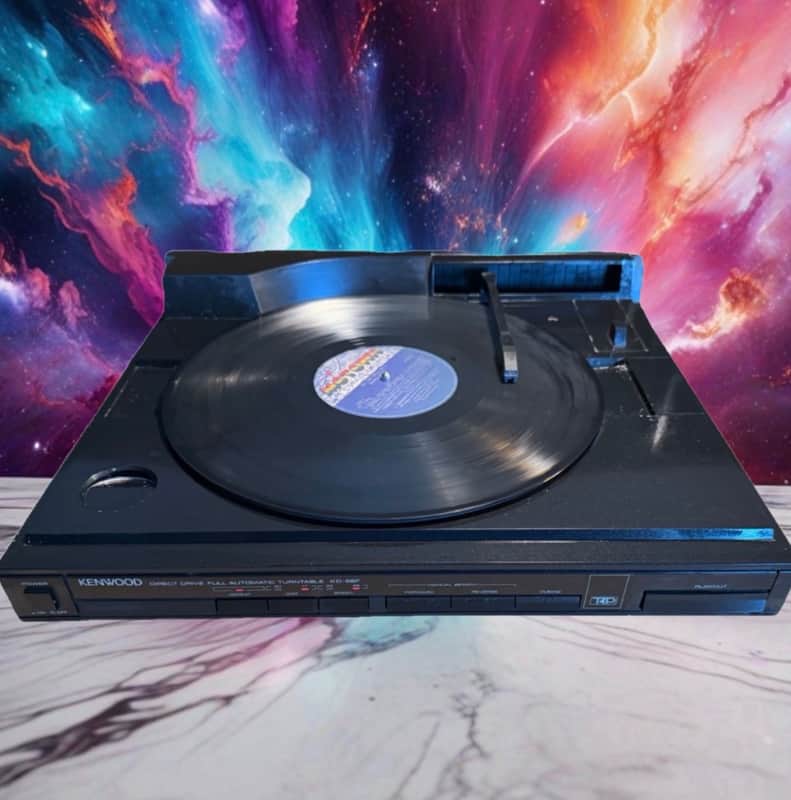 Vintage Kenwood KD-66F Full Automatic Direct Drive Turntable Fully Working Rare!