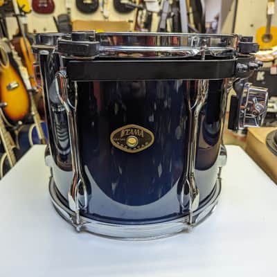 1990s Tama Rockstar Taiwan Midnight Blue Wrap 11 x 13" Tom - Looks & Sounds Excellent image 1