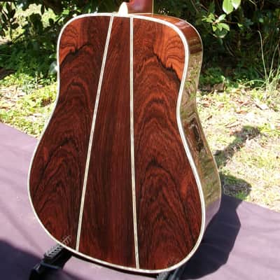 K Yairi YW-1000 Hand Crafted B. Rosewood Jacaranda Japan Vintage 1974 with Low Action image 9